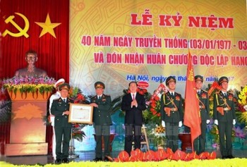 Học viện Quốc phòng đón nhận Huân chương Độc lập hạng nhất