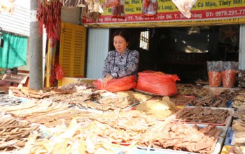 Nhộn nhịp làng nghề khô cá biển phục vụ Tết Nguyên đán 2017