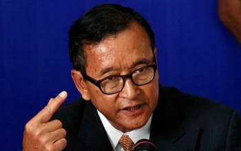 Tòa phúc thẩm Campuchia xét xử thủ lĩnh Đối lập Sam Rainsy