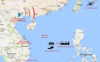 5 ngư dân Việt Nam được tàu Anh cứu sống trên biển