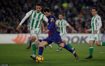 Betis 0-5 Barcelona: Messi, Suarez cùng lập cú đúp