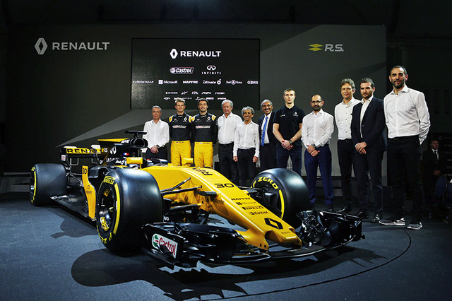Hào hứng ra quân, Renault đặt mục tiêu về thứ... 5 tại F1 mùa giải 2017