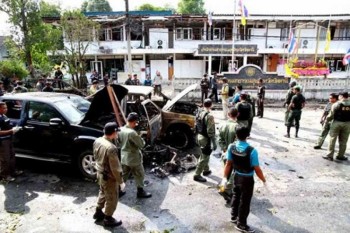 Liên tiếp xảy ra hàng loạt vụ đánh bom tại miền nam Thái Lan