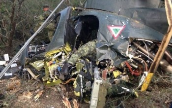 Bộ trưởng Nội vụ Mexico thoát chết trong tai nạn trực thăng quân sự