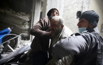 “Mưa bom bão đạn” reo rắc kinh hoàng cho người dân Đông Ghouta