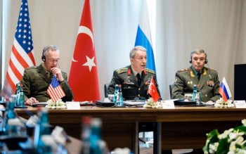 Tướng lĩnh quân đội Mỹ, Nga, Thổ thảo luận tình hình Iraq, Syria