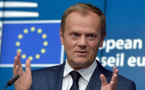 Ông Donald Tusk tái đắc cử chức Chủ tịch Hội đồng châu Âu