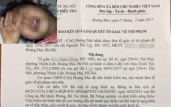 Triệu tập nghi can vụ bé 8 tuổi nghi bị xâm hại tình dục ở Hoàng Mai