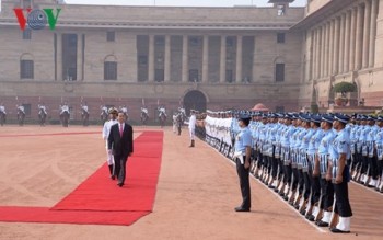 Lễ đón chính thức Chủ tịch nước thăm cấp Nhà nước Cộng hòa Ấn Độ