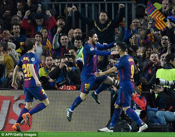 Barcelona 3-0 Chelsea: Màn rực sáng của Messi