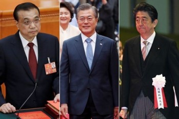 Nhật Bản dàn xếp Hội nghị thượng đỉnh 3 bên với Trung Quốc và Hàn Quốc