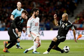 Tây Ban Nha 6-1 Argentina: Cú hattrick của Isco