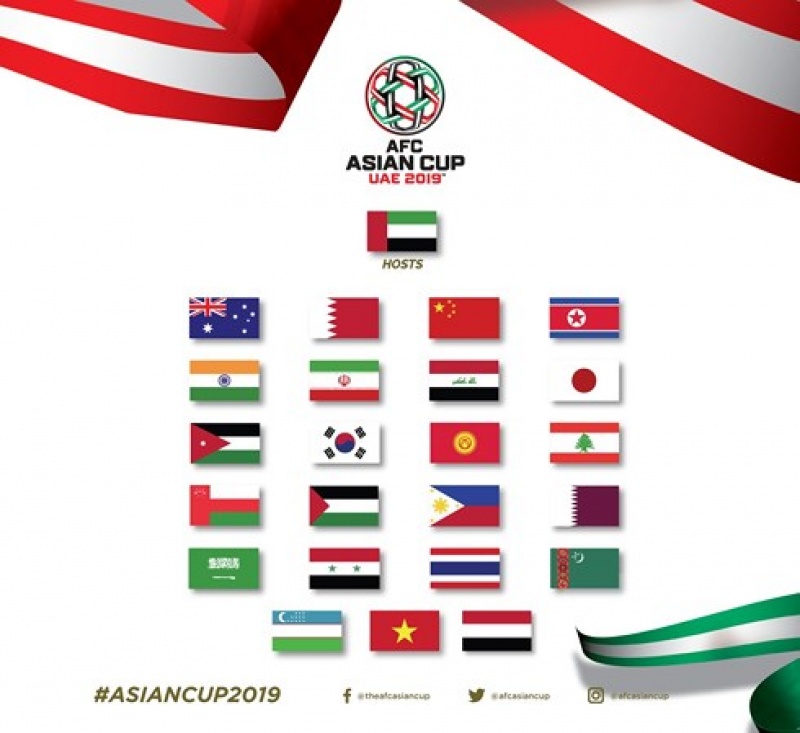 Khu vực Đông Nam Á góp 3 đại diện ở VCK Asian Cup 2019