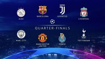 Xác định 8 đội bóng tiến tứ kết Champions League