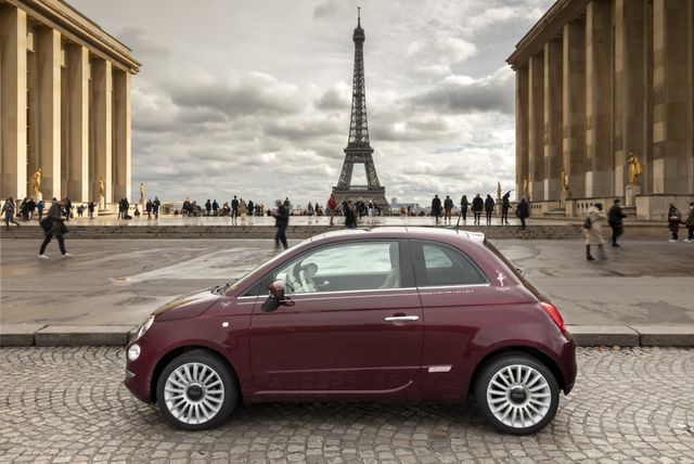 fiat 500 se tro thanh xe chay dien