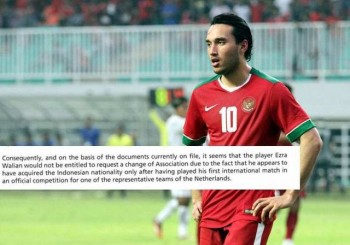 Cầu thủ Indonesia bị FIFA cấm tham dự vòng loại U23 châu Á