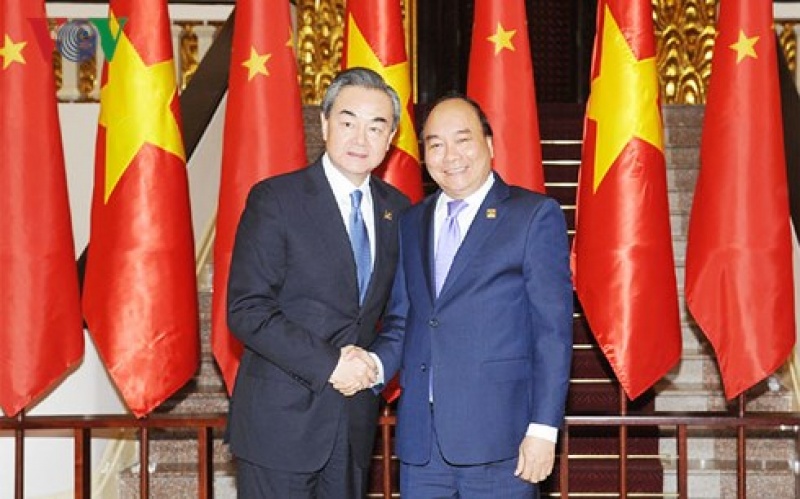 Thủ tướng tiếp Ủy viên Quốc vụ, Bộ trưởng Ngoại giao Trung Quốc