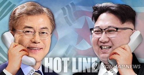 Thông đường dây nóng trực tiếp đầu tiên giữa 2 nhà lãnh đạo Hàn-Triều