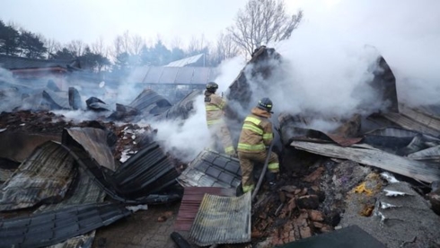 Miền Đông Hàn Quốc thiệt hại nặng nề sau vụ hỏa hoạn