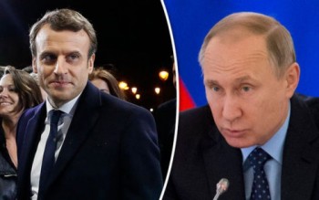 Tổng thống Nga Putin lần đầu điện đàm với Tổng thống Pháp Macron