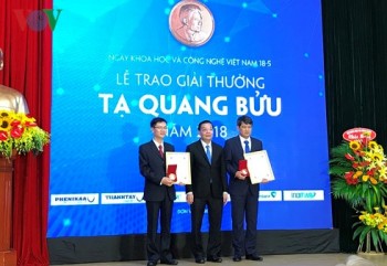 Trao Giải thưởng Tạ Quang Bửu năm 2018 cho 3 nhà khoa học
