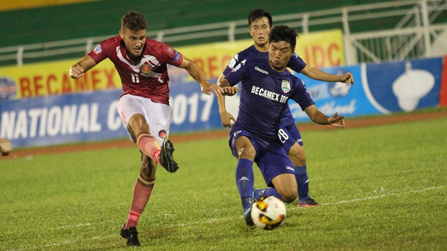 Bình Dương thắng đậm Sài Gòn FC ở vòng 10 V-League