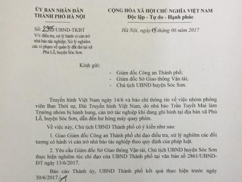 Chủ tịch Hà Nội chỉ đạo xử nghiêm vụ phóng viên VTV bị tấn công