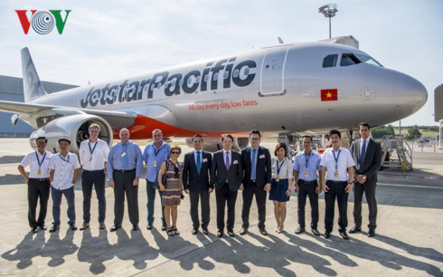 Jetstar Pacific nhận máy bay đầu tiên trong 10 Airbus A320ceo