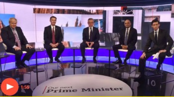 5 ứng cử viên lãnh đạo đảng Bảo thủ Anh tranh luận trên truyền hình