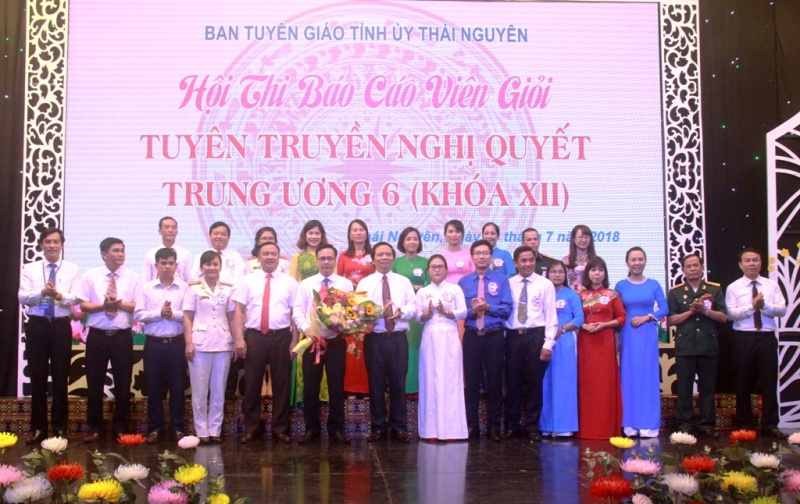 19 thi sinh tham gia hoi thi bao cao vien gioi cap tinh nam 2018
