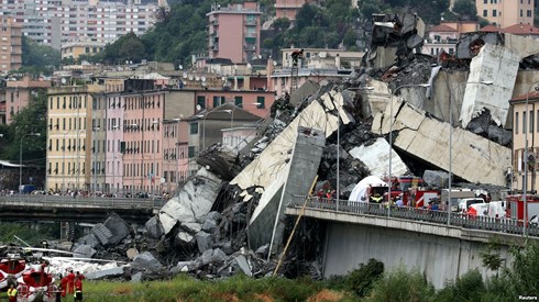 Chính phủ Italy cam kết điều tra nguyên nhân vụ sập cầu