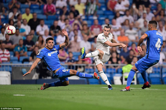 Real Madrid 2-0 Getafe: Gareth Bale chói sáng
