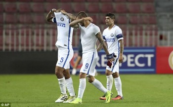 Lượt hai vòng bảng Europa League: Nỗi xấu hổ Inter