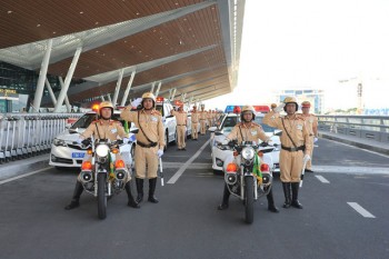 Hơn 500 Cảnh sát giao thông “tiền trạm” phục vụ APEC