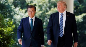 Tổng thống Mỹ và Hàn Quốc chuẩn bị gặp nhau để thảo luận về Triều Tiên