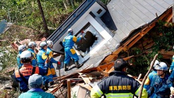 Số người thương vong do động đất ở Nhật Bản vẫn không ngừng tăng