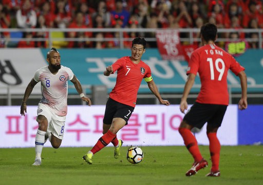Son Heung Min tịt ngòi, Hàn Quốc bất phân thắng bại với Chile