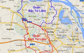 Hà Nội điều chỉnh địa giới 3 quận
