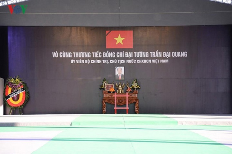 Lễ viếng Chủ tịch nước Trần Đại Quang tại quê nhà Ninh Bình