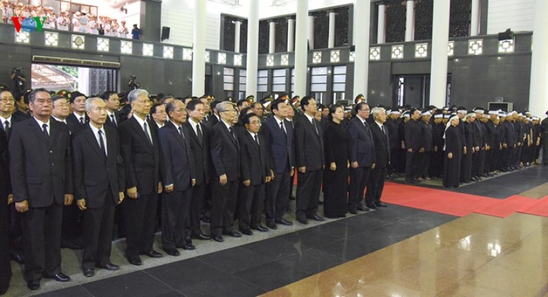 Hình ảnh xúc động Lễ truy điệu Chủ tịch nước Trần Đại Quang