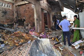 Vụ cháy chợ ở thị xã Bình Long gây Thiệt hại gần 3 tỷ đồng