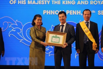 Phó Thủ tướng Campuchia Men Sam An đánh giá cao đóng góp của BIDV