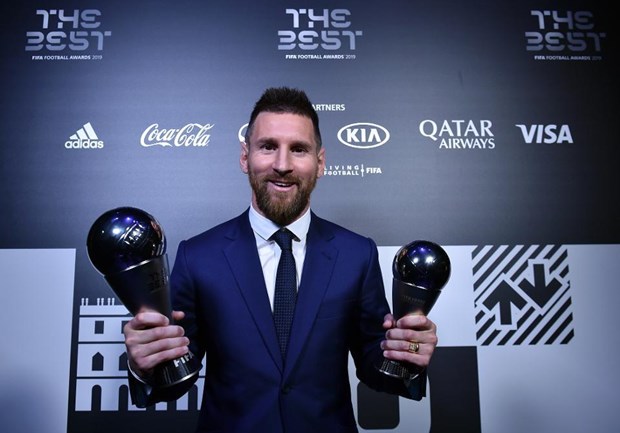 Messi lần thứ 6 giành giải thưởng Cầu thủ xuất sắc nhất năm của FIFA