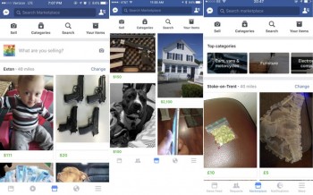 Facebook Marketplace vừa mở đã tràn ngập các mặt hàng bất hợp pháp