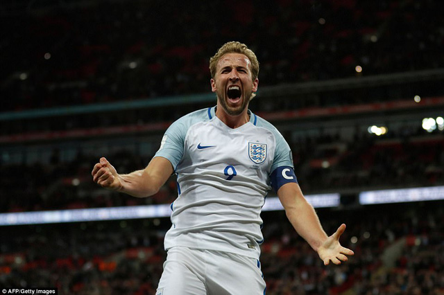 Kane tỏa sáng, tuyển Anh giành vé dự World Cup 2018