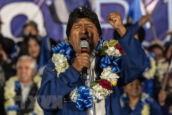 Ông Morales có thể tái đắc cử Tổng thống Bolivia ngay tại vòng 1