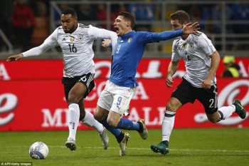 Italia và Đức bất phân thắng bại ở Milan