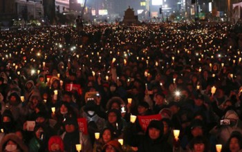 Biểu tình lớn đòi Tổng thống Hàn Quốc từ chức