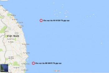 24 ngư dân gặp nạn trên đường đi của tâm bão số 12