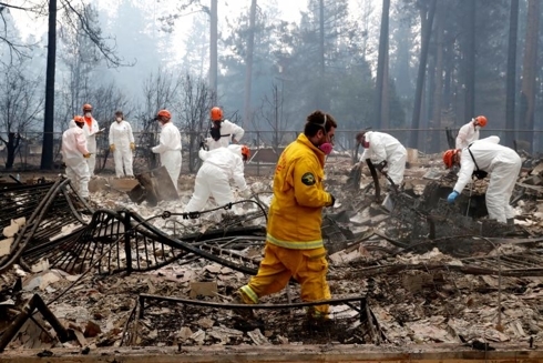 Số người thiệt mạng, mất tích do cháy rừng ở California tiếp tục tăng